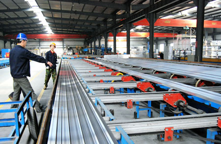 鋁型材生產線 鋁型材生產線